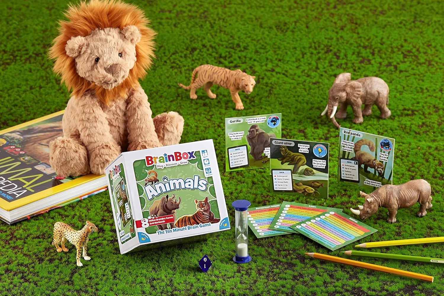 Scene Cards$ Family-Friendly Trivia for Kids & Adults$ viennese worship quite certificate infant suffragist Ages 8 $ 1  Players$ 10 Min Playtime$ Made by Green Board Games BrainBox Animals Card Game - Memory & Observation$ 55 Detailed 