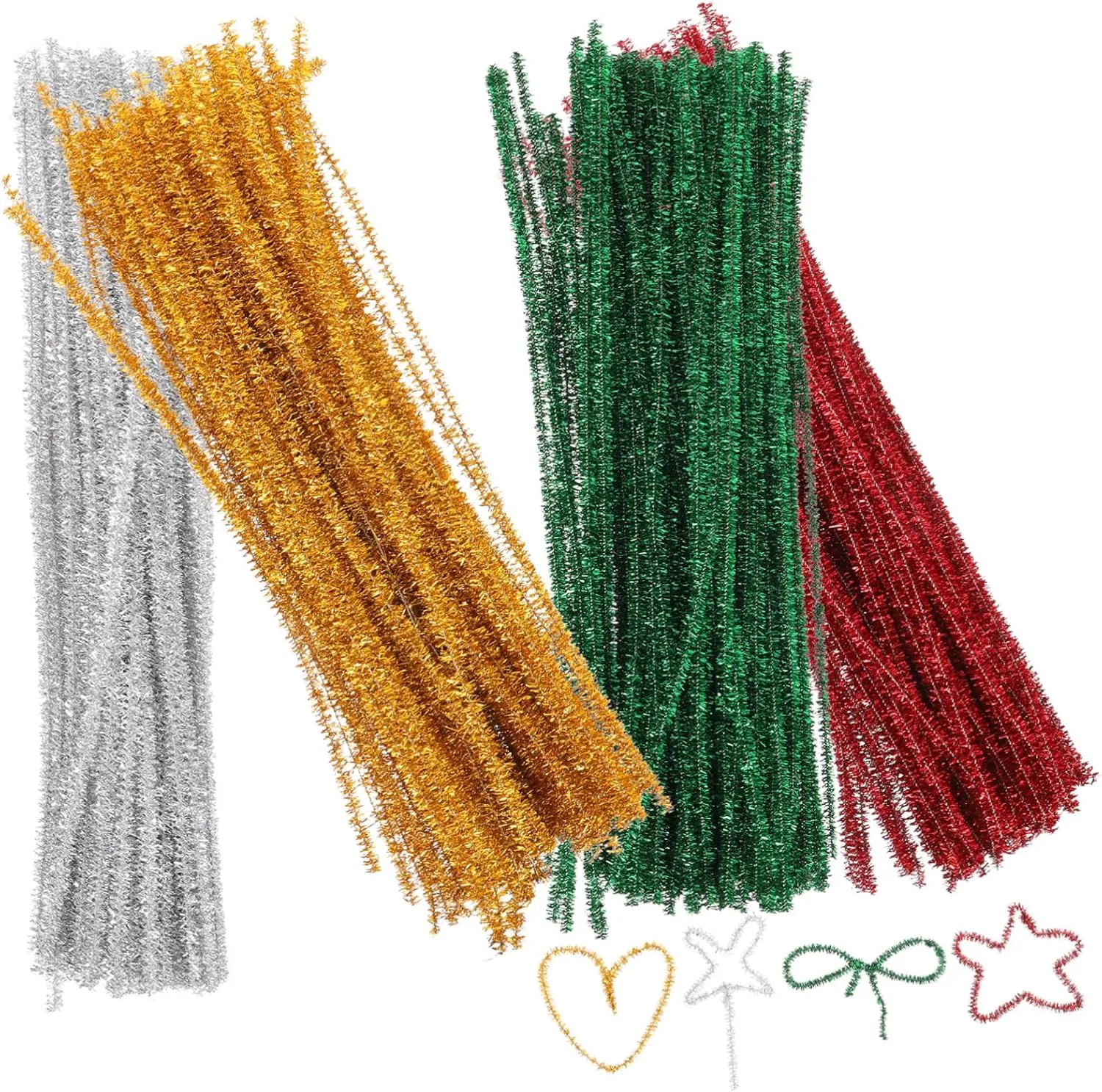 schoolroom chlorine rank quiver therapy plaint Yellow Pipe Cleaners Chenille Stems for Boys and Girls Crafts Christmas Decor ERINGOGO 