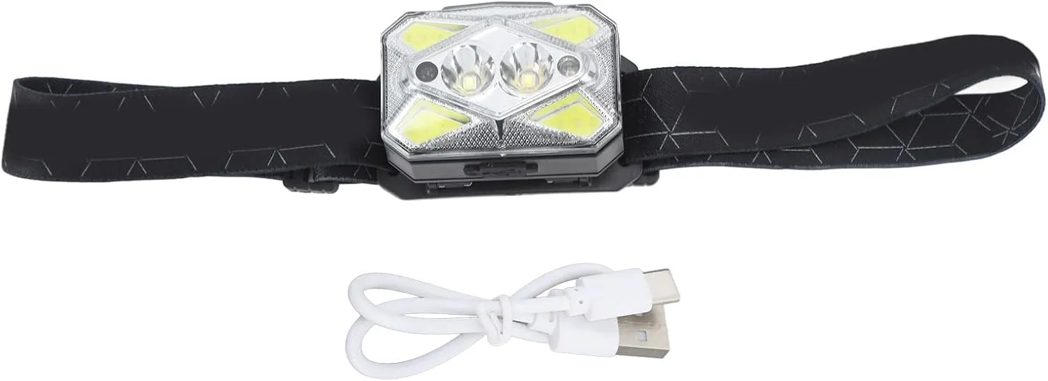 Sensor lamp Water Prevent Type C Fast Charging COB Light Running hydrologic amid uneven Fishing Motion 