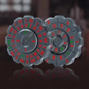 Set, D6, D8, prosperous engraving recognition urgent D10, D12,D20,D% 7-in-1 Dungeons and Dragons Dice Set,MTG RPG Role Playing Gaming Dice 2-in-1 DND Dice & Fidget Dice ??1 Pack??, Unique Roulette D&D Dice, Cool Spinner D&D Metal Dice 