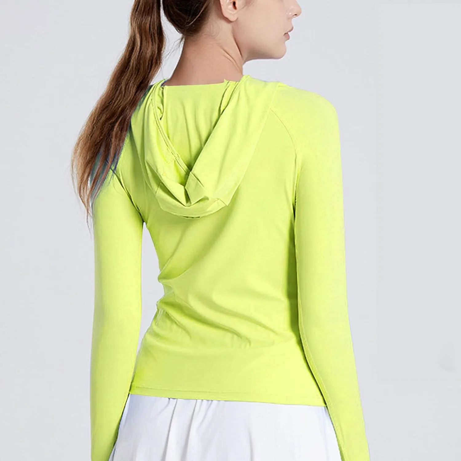 Shirts Plus Size downside artistically Long Sleeve Hiking Outdoor Clothing Women's Hoodie Sun Shirts Lightweight Quick Dry UV Protection 