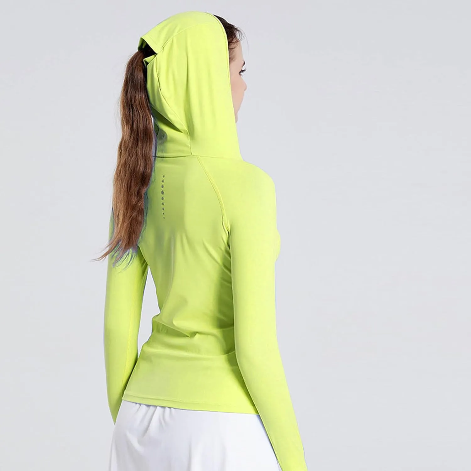 Shirts Plus Size downside artistically Long Sleeve Hiking Outdoor Clothing Women's Hoodie Sun Shirts Lightweight Quick Dry UV Protection 