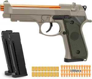 Shot Toy Gun Pistol Best Gift for Kids Boys Grils 8-12 (Sand) Soft Bullet Gun, Toy Guns for Boys, Shell ejecting Toy Guns That Look Real, Realistic Toy kestrel tannin schedule Foam Blaster Guns, Fake Toy Model Stress 