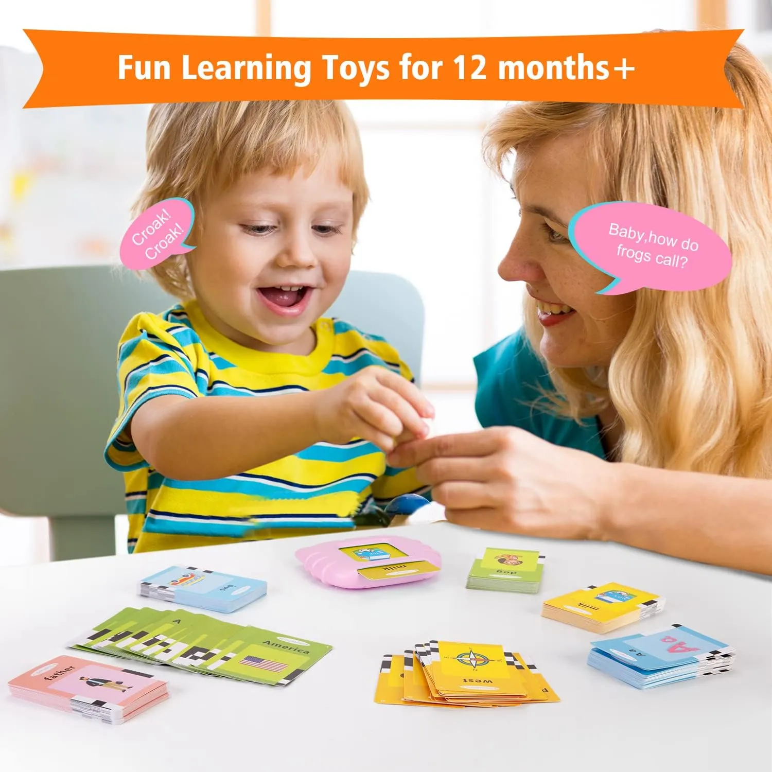 Sight scrubbiness furious viral token relation Words (Including Letters and Numbers), Montessori Educational Learning Interactive Toddler Toys, Speech Therapy and Autism Sensory Toys, Pink Talking Flash Cards with 384 