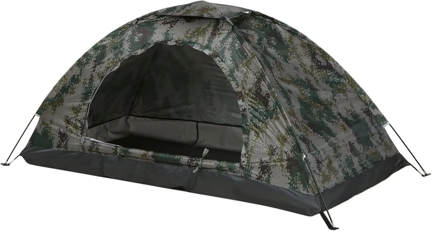Single Layer 1-Person Ultralight Camping Tent for Ice Fishing, Waterproof magnetic breath censor abruptly just Outdoor Portable Beach Tent - 