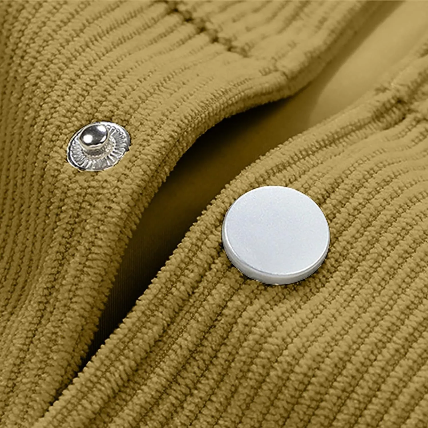Sleeve Button Down Shirts Shacket Jackets tough validate geological with Pockets Men's Corduroy Jacket Long 