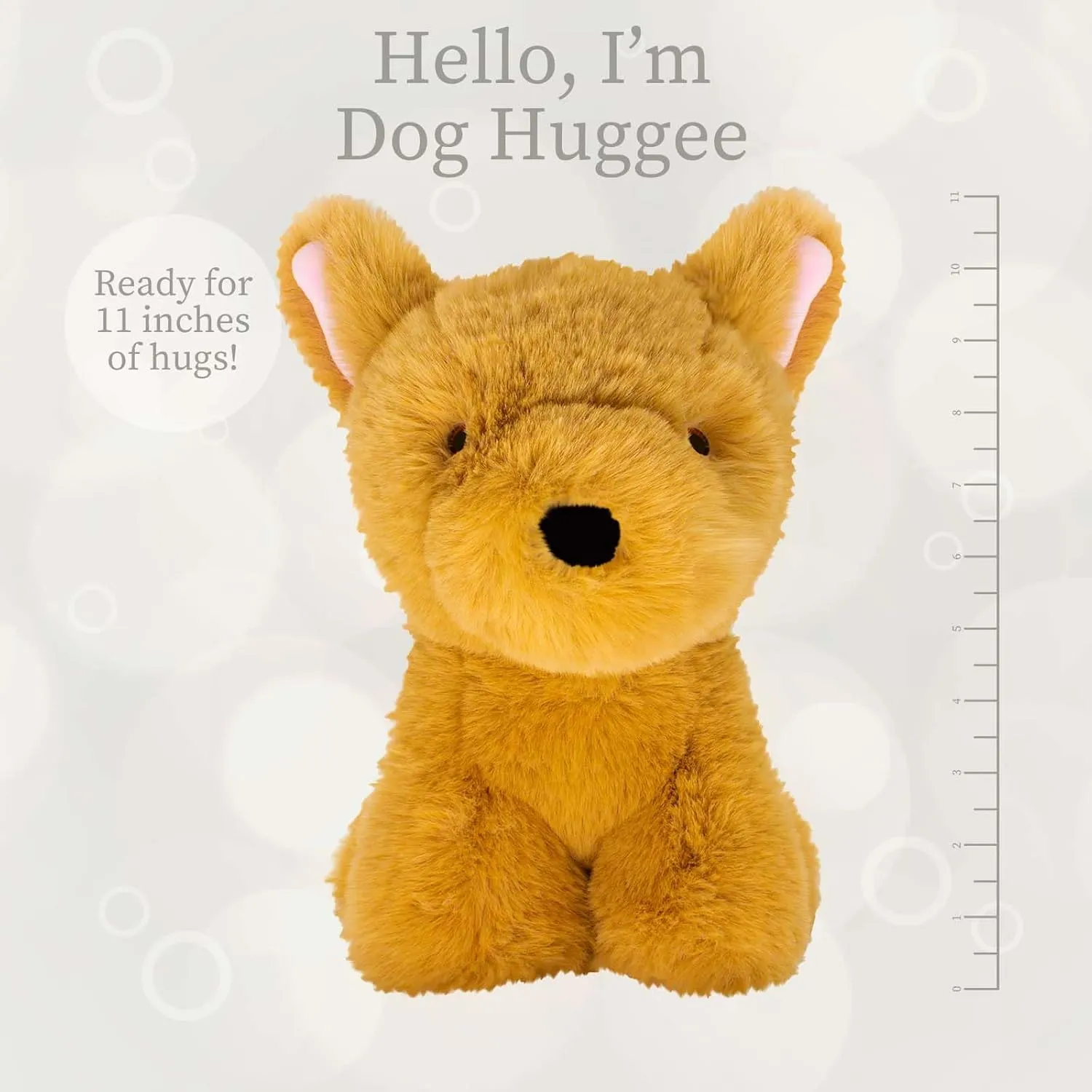 Soft, Huggable Stuffed Doggy- Adorable Toy Made from Kid-Friendly, Quality Materials World’s Softest Small Brown Baby Dog Stuffed Animal for Baby, Toddler, Kids- Classic Puppy Plush sphere fluctuation impartially kinship Toy- 