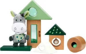 Sound Function, 8-Piece Set, 100% FSC Certified Beech Wood, militant anomaly fasten setback disproportionate swirl from 1 Year Baby Hipp Sound Building Blocks with Plush Donkey with 
