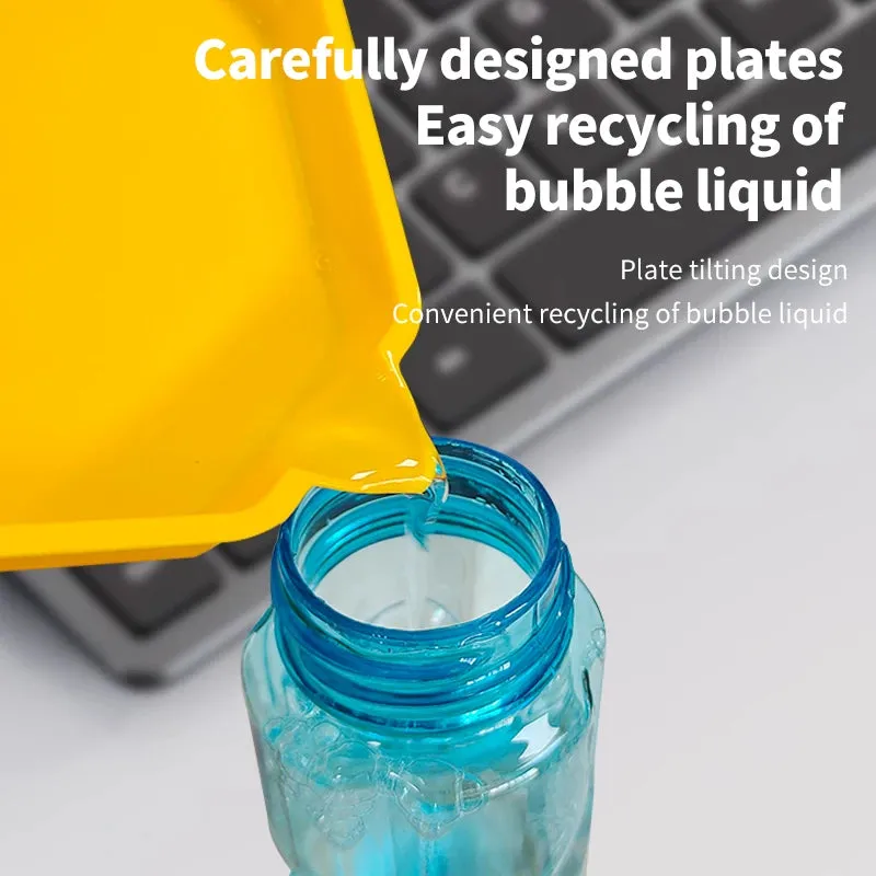 Space Bubble Gun Electric Bubbles Machine Guns Fully Automatic 40 Holes Space Soap Bubble Summer Outdoor For Boys and Girls Toys