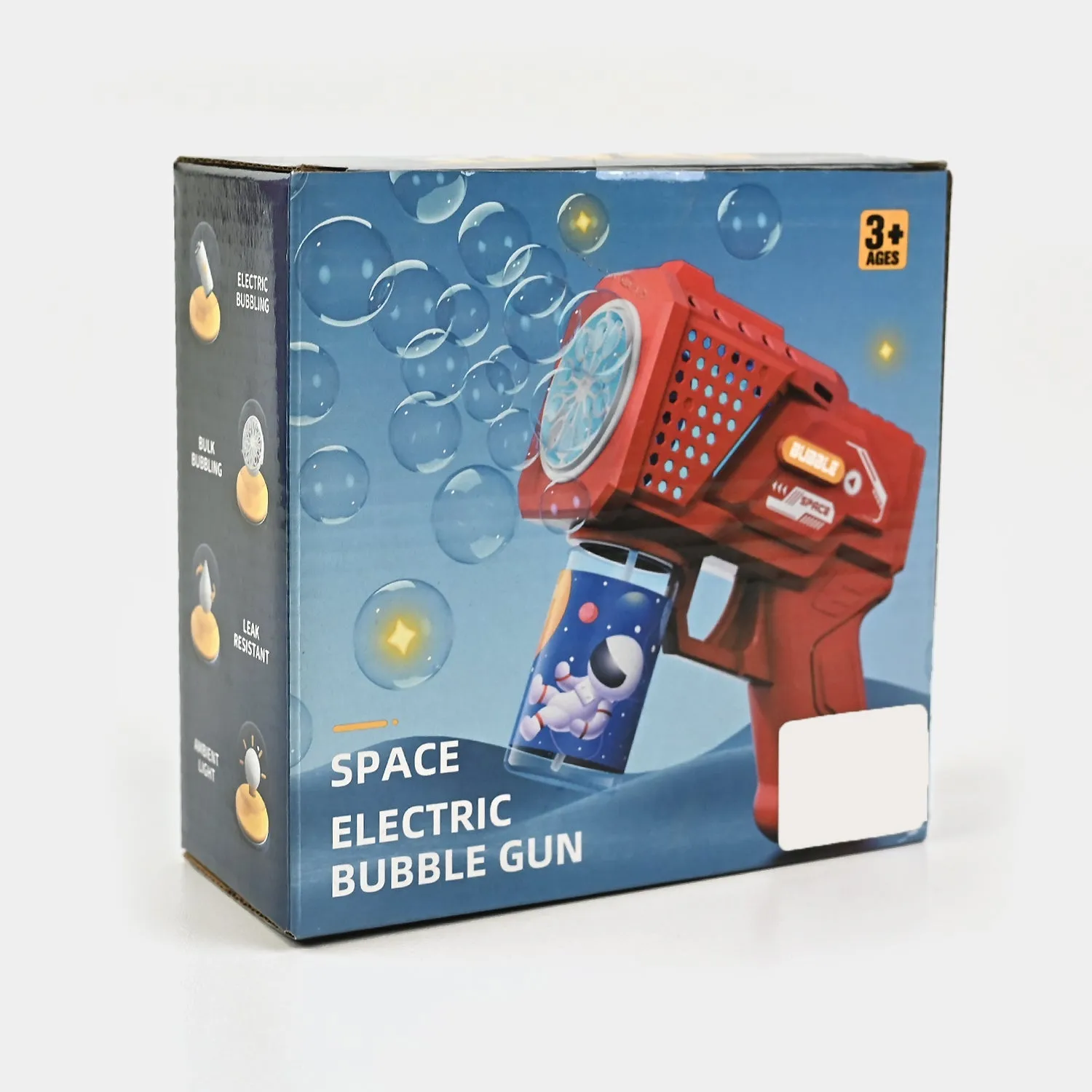 Space Electric Bubble Blaster For Kids
