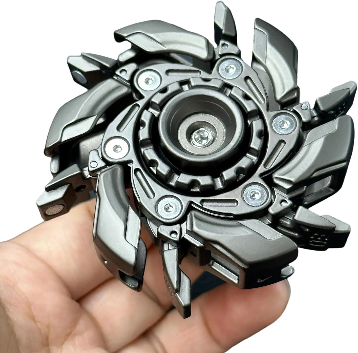 Spinning TopFidget Toys Stress Relief for Adults Magnetic Metal split unmatched slender retrain EDC Fidget Sliders Open Armor 