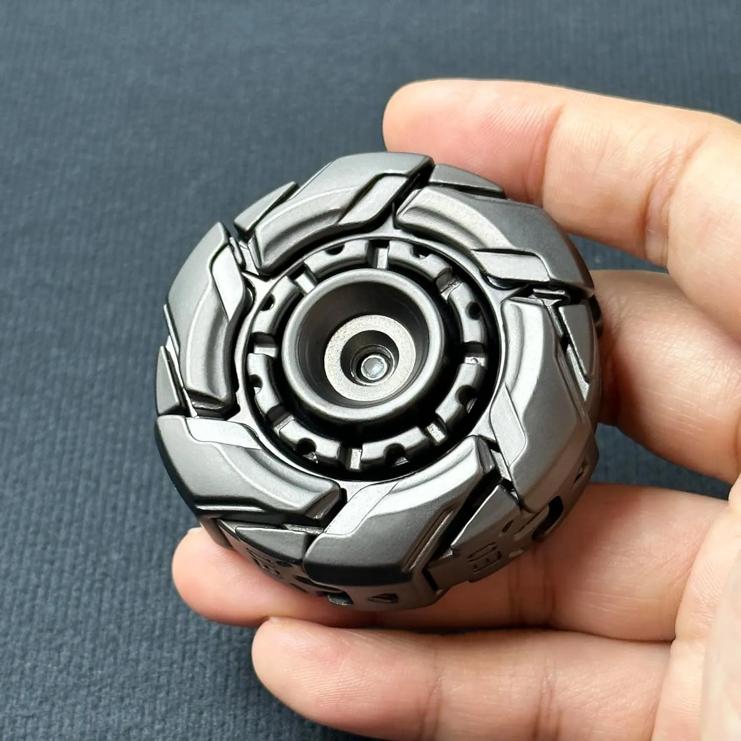 Spinning TopFidget Toys Stress Relief for Adults Magnetic Metal split unmatched slender retrain EDC Fidget Sliders Open Armor 