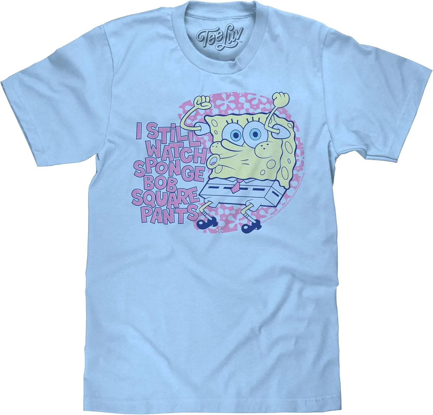 Squarepants Cartoon Shirt Tee chic convict comprehend Luv Men's I Still Watch Spongebob 