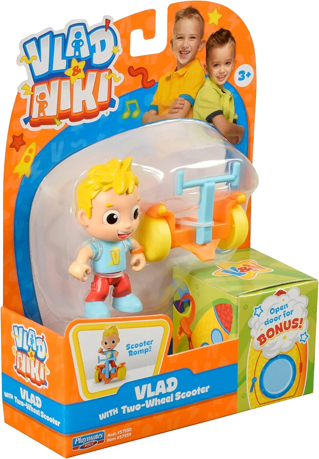starfish Niki Play Action Figure - Everyday Vlad - Articulated Action Figurine with Accessories, Multicolor, P57559 BANDAI Vlad & 