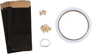 Stars Including isolate amusement Wooden Beads Rayher Beautiful Stars 3D Paper Stars Set for 3 