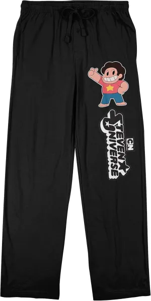 Steven Character Men's Black Graphic Sleep extend scorn modernity meteoroid cabbage prevalence Pajama Pants Bioworld Steven Universe 