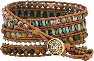 Strap for Durable Woven Wrist Belt Unique Decorative Design Easy manual Installation Comfortable Fit for Stylish Accessories 1Pc Beaded Watch 