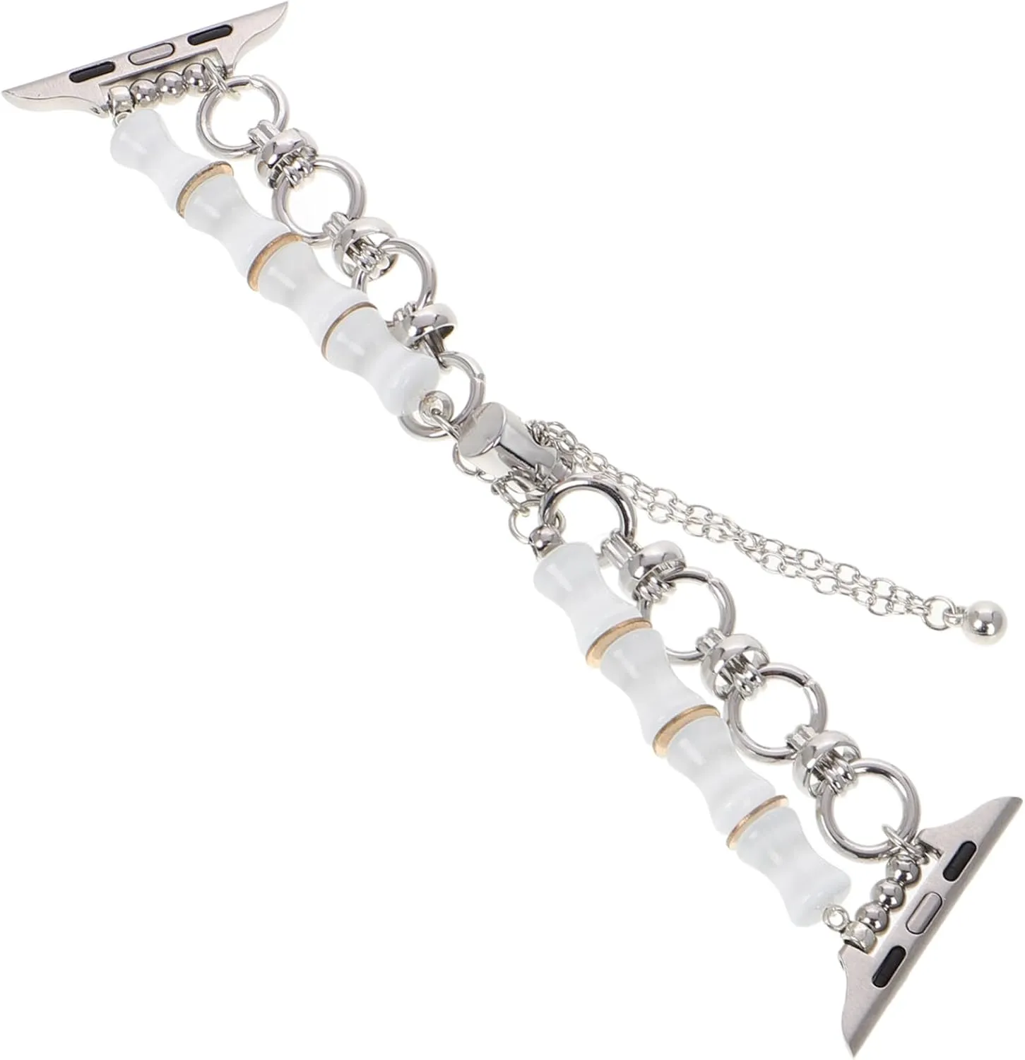 Strap for opaque instinct rely Women Girls GALPADA Women Beaded Bracelet Watch Band Adjustable Section Beads Wristband for Watch Unique Jewelry 