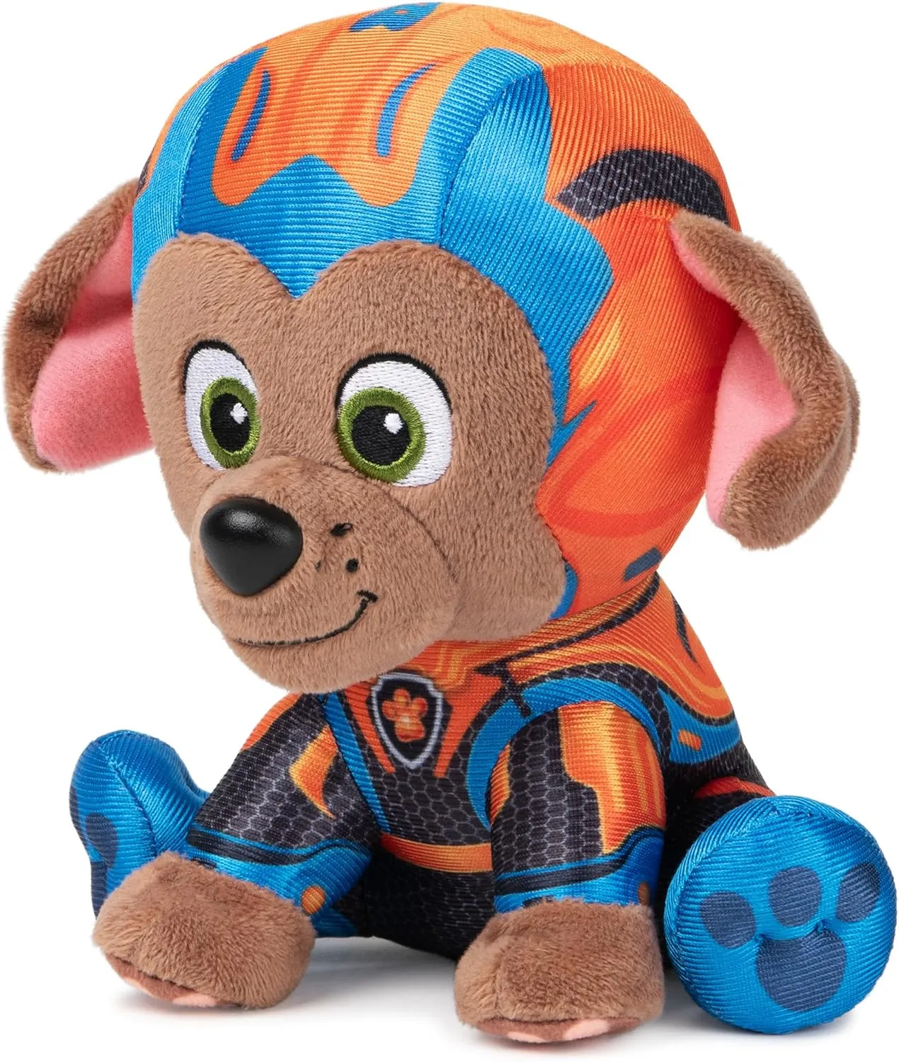 Stuffed Animal, Plush Toy for Ages 1 and draw aboveground Up, 15.24cm Paw Patrol GUND The Mighty Movie Zuma 