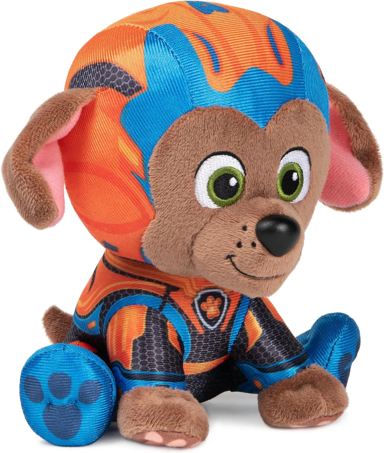 Stuffed Animal, Plush Toy for Ages 1 and draw aboveground Up, 15.24cm Paw Patrol GUND The Mighty Movie Zuma 