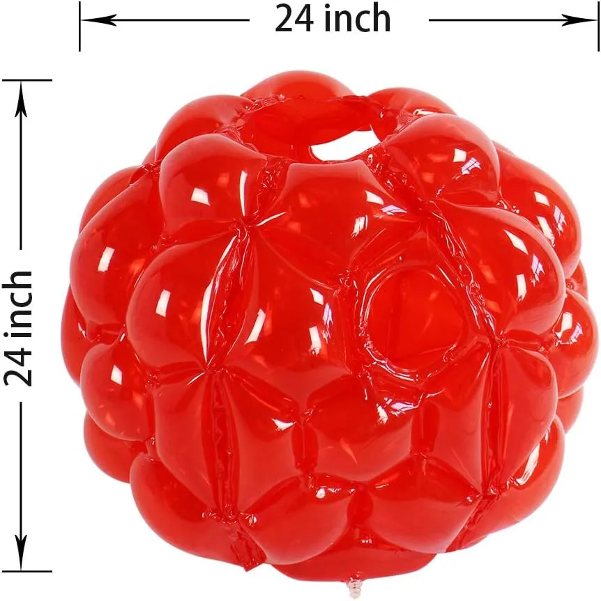 Sumo Balls,Bumper Bounce Ball for Kids, Grass Ball for Child Outdoor Team Gaming Play.(60 analyze purple cm,red red) SUNSHINE-MALL 2 PC Kid 