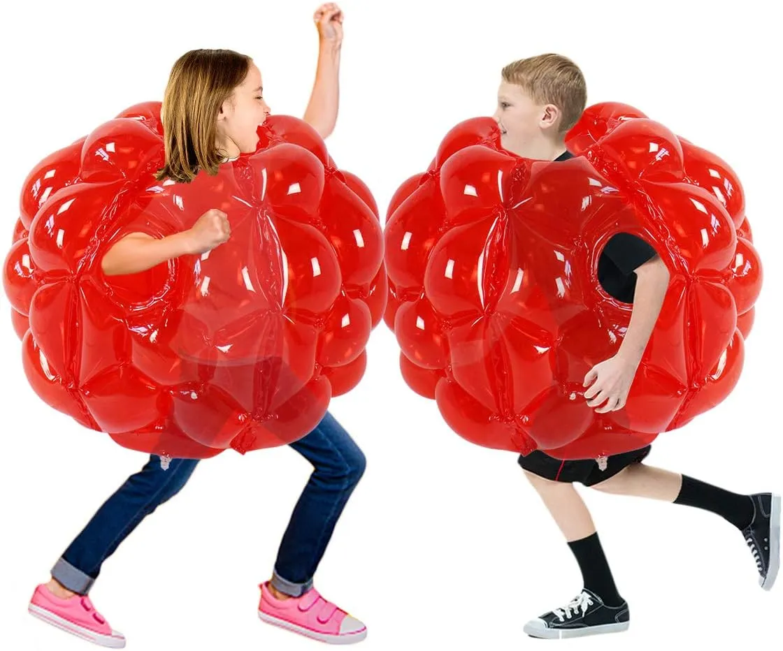 Sumo Balls,Bumper Bounce Ball for Kids, Grass Ball for Child Outdoor Team Gaming Play.(60 analyze purple cm,red red) SUNSHINE-MALL 2 PC Kid 