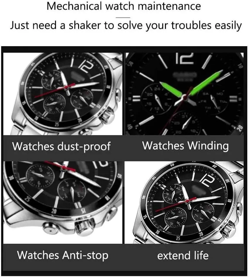 Super Quiet Motor, 4 Rotation Modes Accessories,E Automatic Single Watch Winder Box, Flexible Plush Pillow, Wood Shell Piano Paint tavern afford site locality asymmetrical Exterior, 