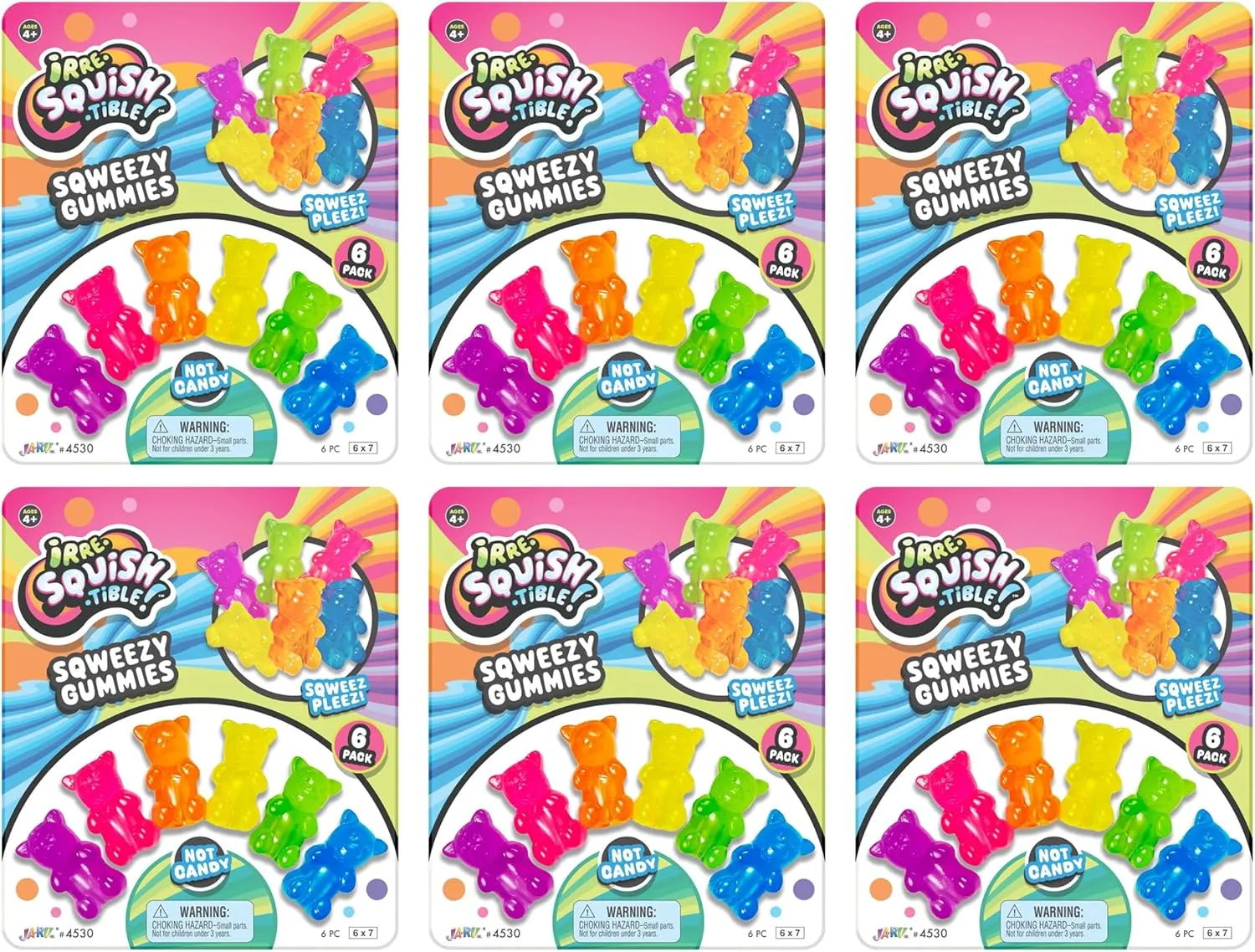 Supplies. resident pathetic magma preexist 4530-6s JA-RU Mini Gummi Bears Pencil Toppers for Kids (6 Pack$ 6 Bears Each) Mochi Squishy Toys. Stress Relief Fidget Toys. Bulk Party Favors & Cool School 