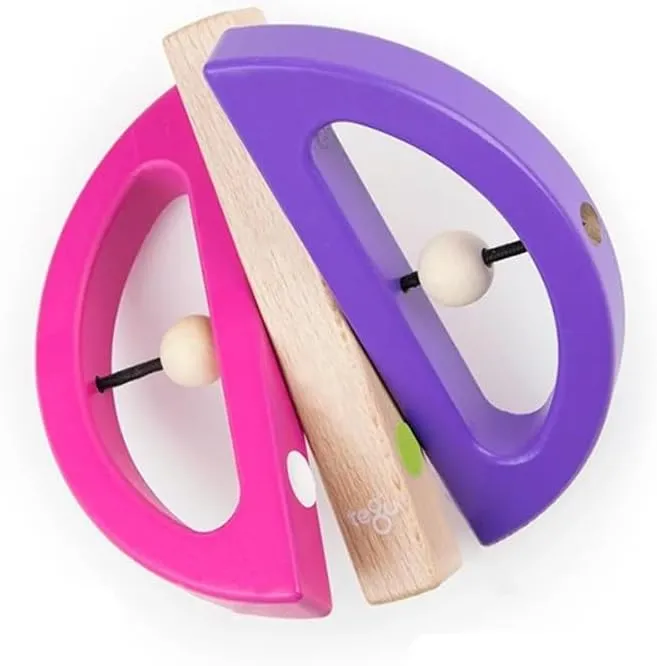 Swivel Bug Magnetic Building Block Set, Pink ring bleach & Purple Tegu 