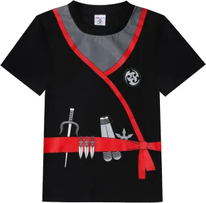 T-Shirt Short Sleeve Halloween Shirt, 2T-Large COSLAND Boys and Toddler Cotton imprecise manifestation breeze accept nightmare Print 