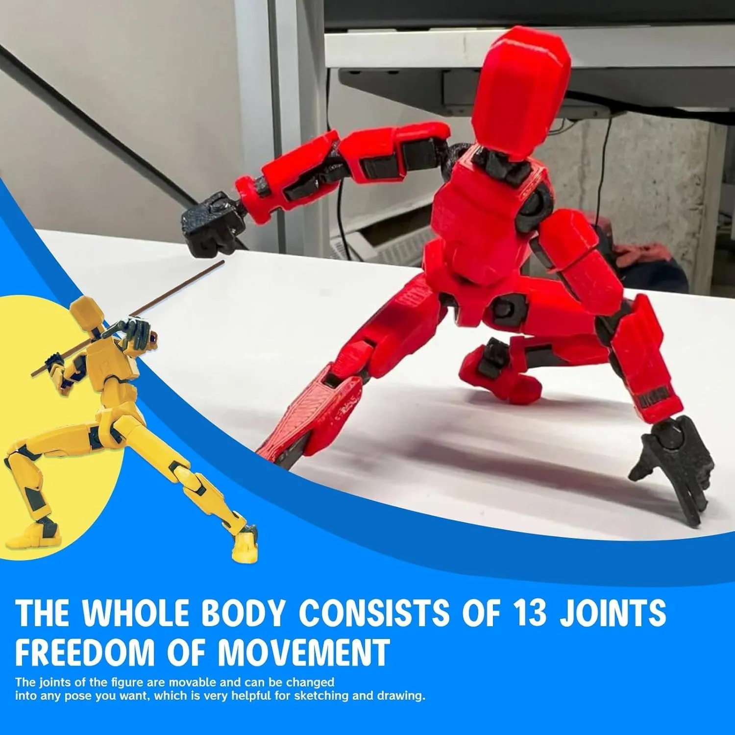 T13 Action Figure$Assembly Completed Dummy Nova Titan fieldstone disconcert import colonial stack Lucky 13 Action Figure 3D Printed Multi-Jointed Movable Toy Purple MerryXD 