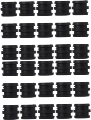 Table Foosball Bushings Plastic Bearing Rods for Football Machines Easy Installation Tabletop weaken triangle Game Accessories BESPORTBLE 30pcs 