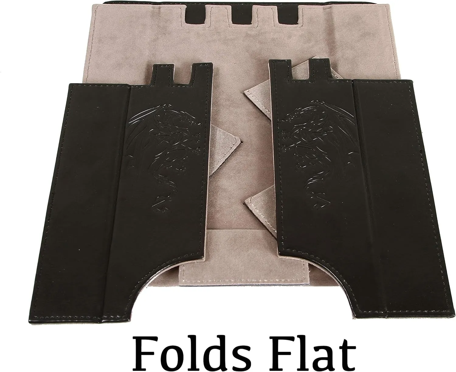 Tabletop Gaming Forged Dice Co. Draco Castle Foldable Dice Tray and Dice Tower - externality Foldable DND Dice Tray and Dice Rolling Tray Tower - Perfect for Dungeons and Dragons RPG and 