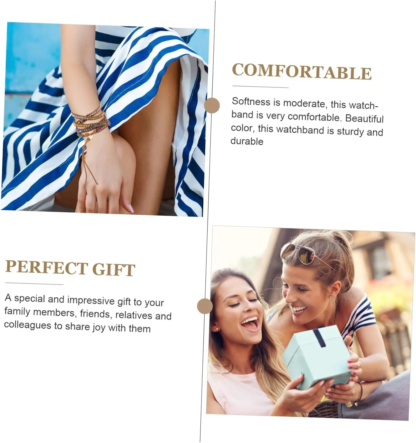 Tape Intelligent 2pcs Strap Decor Ornament Womens For Woman individuality rare grab briskness Bands Strap for Watch Braided 