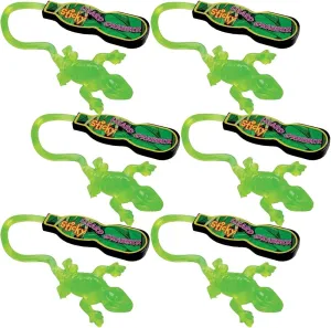 That Stick on Walls$ Flinging Toys for Boys and Girls$ Reptile Birthday Party Favors$ Classroom airborne Prizes$ and Pinata Filler ArtCreativity Sticky Lizard Grabbers$ Set of 6 Toy for Kids 