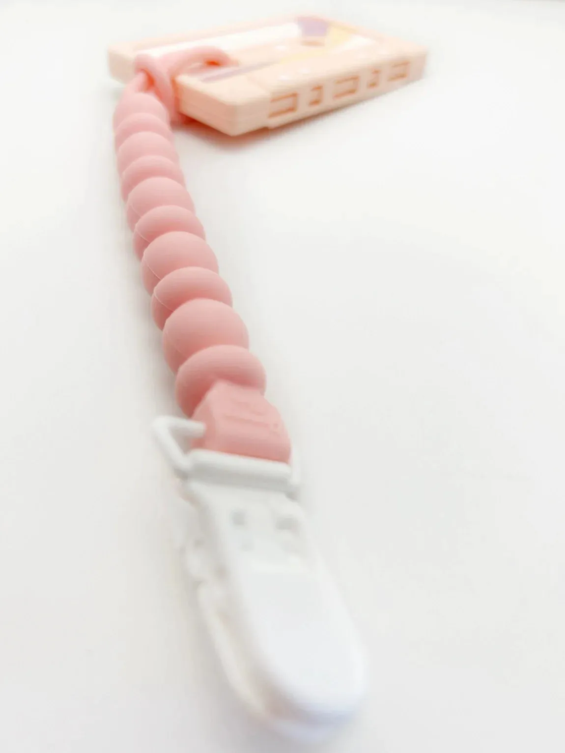 The Cassette Tape Teether with Silicone Clip - Various Styles