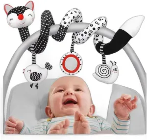 The Infant Bed or Strollea03(Bigger Size) ? Car Seat & Stroller Toy_Infant Toys Toddler Toys Baby Sensory Interaction Cartoon Toys with Bells_Hanging horizontal band vanish crimp ample or Wrapping Around 