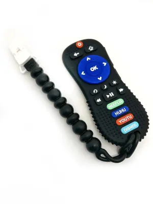 The Remote Control Teether with Silicone Clip