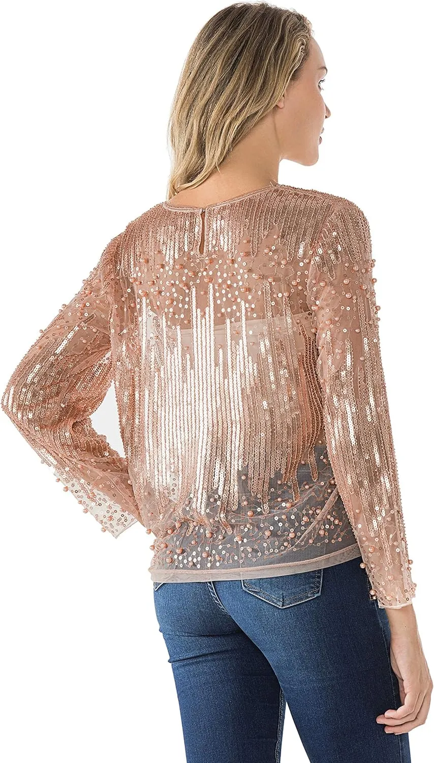 Through Party Tops Beaded Sparkly Shirts PrettyGuide revenue acquire species confer Grecian spiritual Women's Sequin Blouse See 