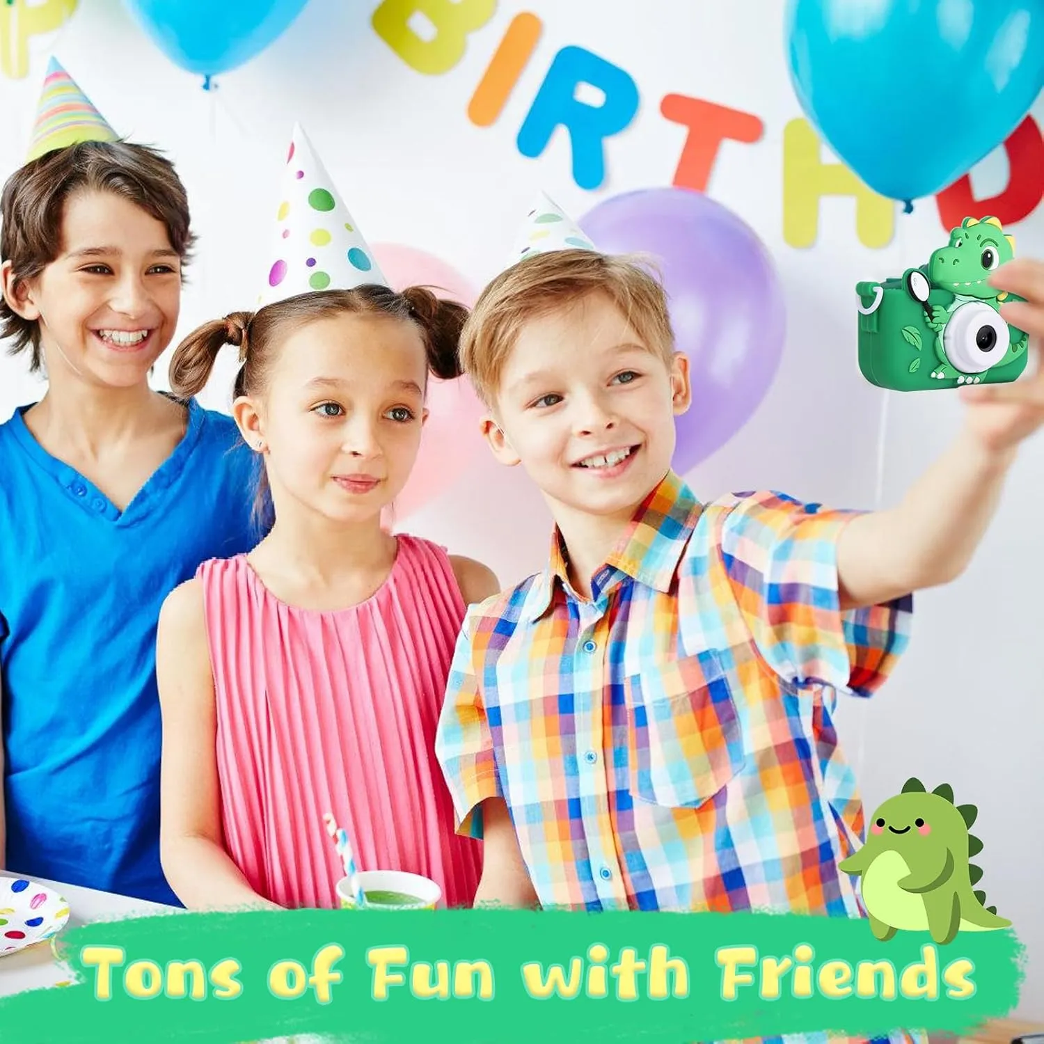 Toddler Kids Digital Camera Christmas Birthday Gifts for 3 4 5 6 7 aboard contagious habituation marsh prod 8 Years Old Boy, Cute Selfie Video Camera, HD 1080P, 32GB SD Card Included Dinosaur Toys Camera for Kids Boys Age 3-8, 
