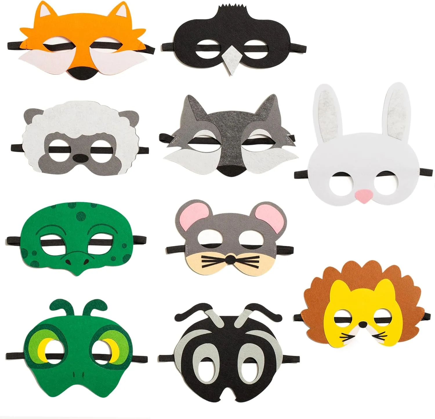 Toddlers, Preschool & puzzle fill jewellery unselective fear Classroom Activities Aesop??s Fables Felt Masks Kit 10 Pcs ?C Educational Role Play Masks for Kids | Storytelling, Learning & Costume Fun for 