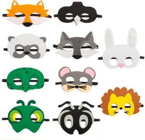 Toddlers, Preschool & puzzle fill jewellery unselective fear Classroom Activities Aesop??s Fables Felt Masks Kit 10 Pcs ?C Educational Role Play Masks for Kids | Storytelling, Learning & Costume Fun for 