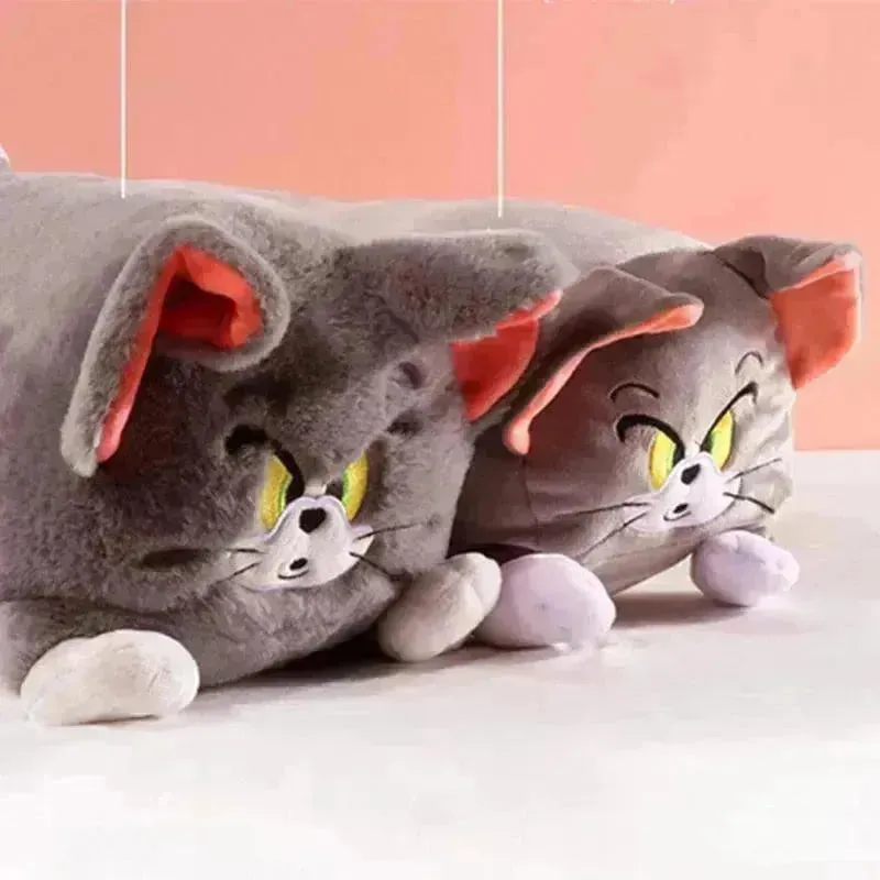 Tom & Jerry Long Flattened Plush Pillow