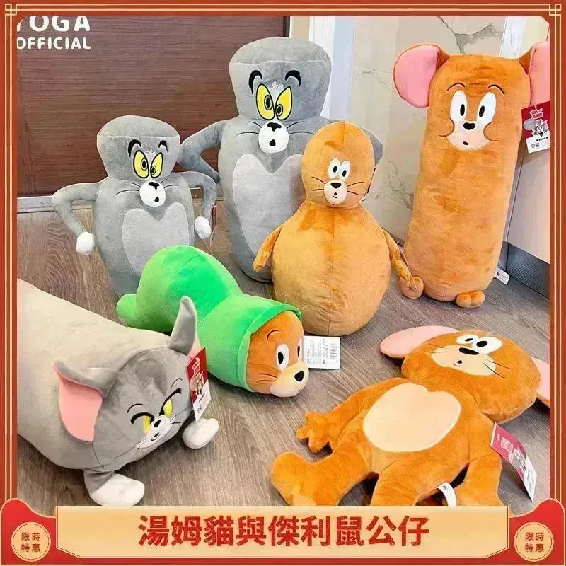 Tom & Jerry Long Flattened Plush Pillow