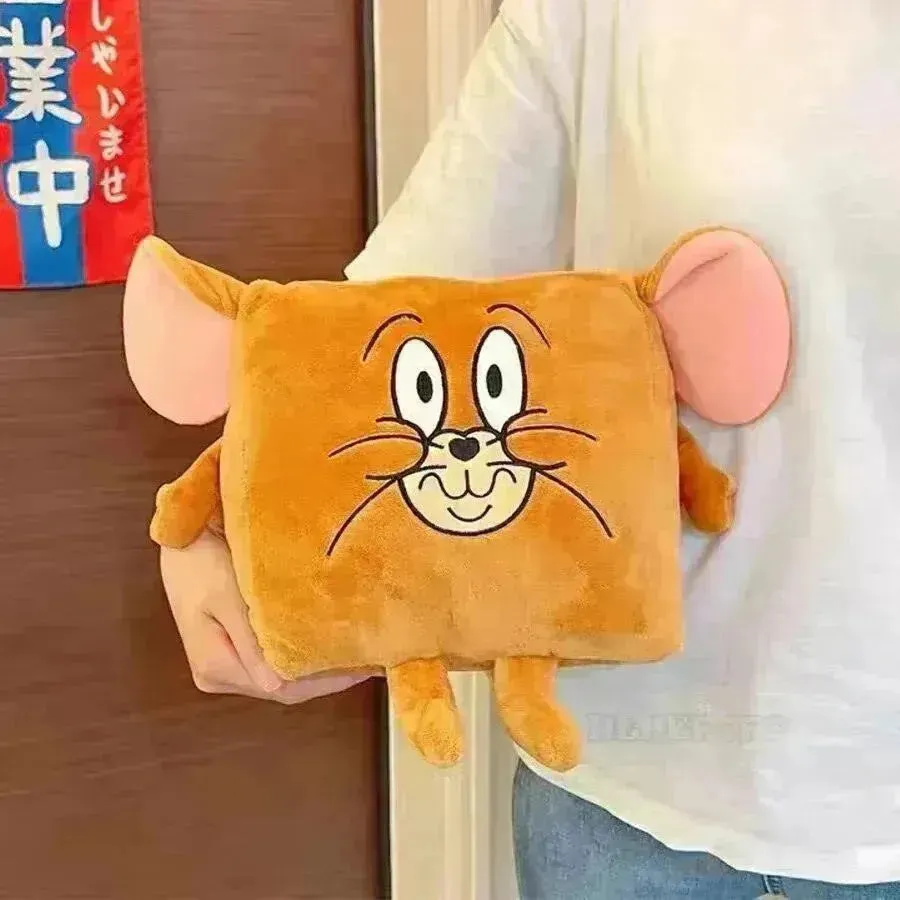 Tom & Jerry Long Flattened Plush Pillow