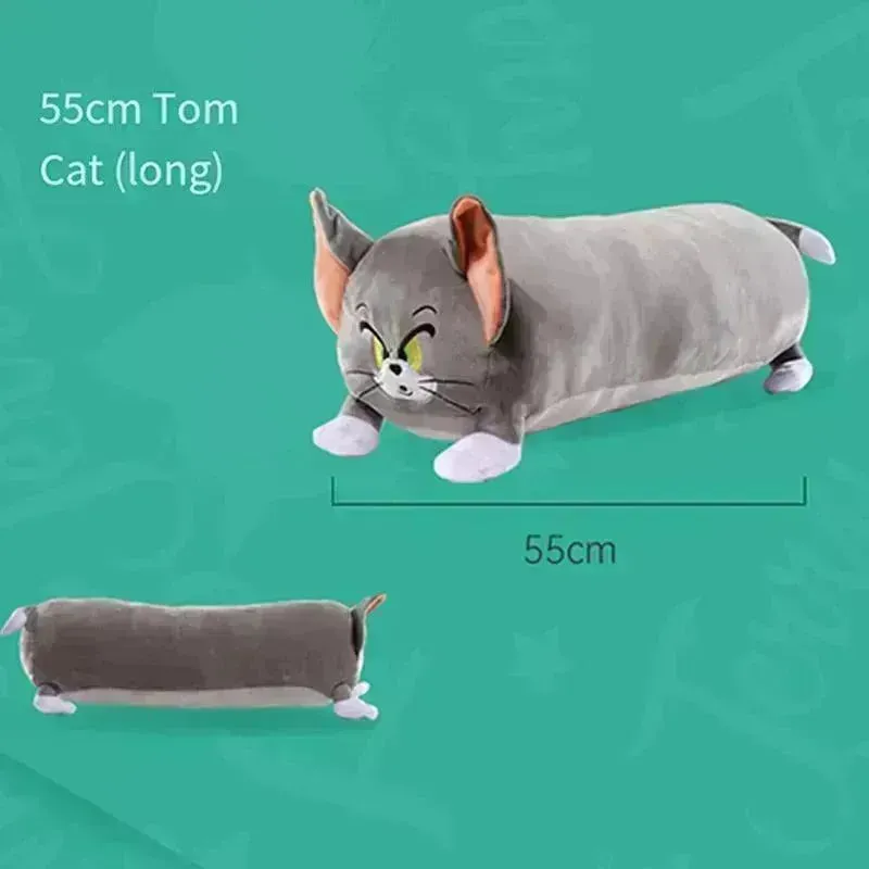 Tom & Jerry Long Flattened Plush Pillow