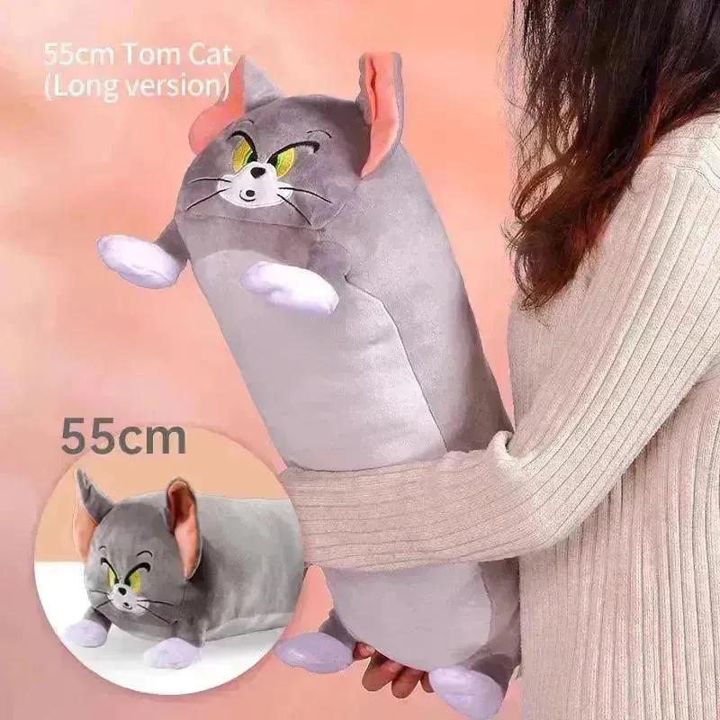 Tom & Jerry Long Flattened Plush Pillow