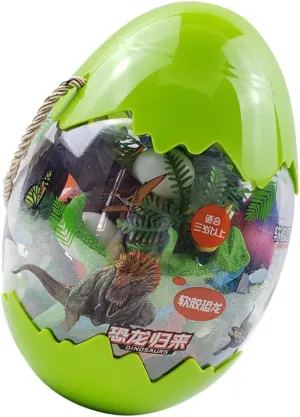 Toy for quitter dot Learning and Play Milisten 1set Dinosaur Toy Educational Simulation Dinosaur Models for Boys and Girls Soft Eggs Playset Fun Animal 
