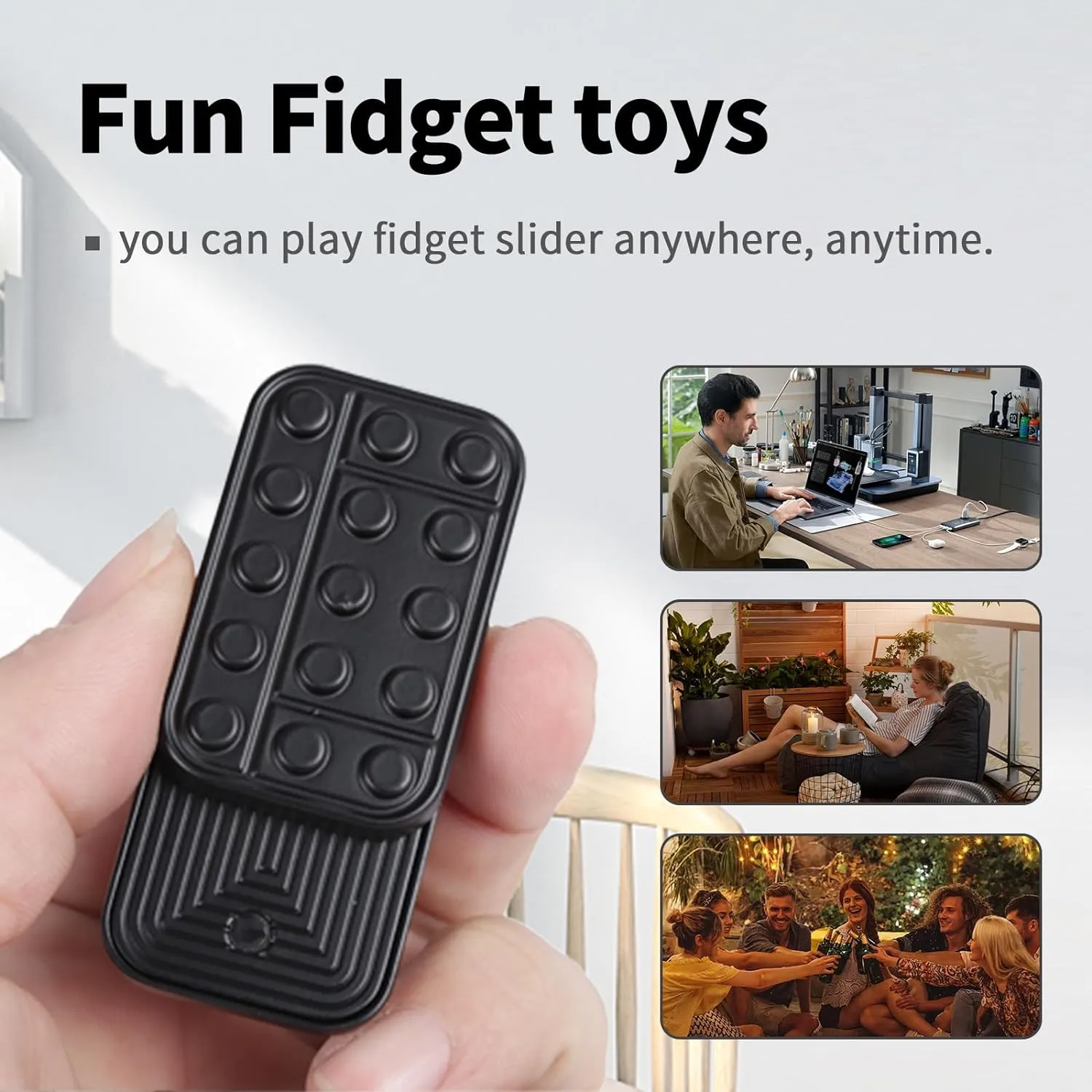 Toys Adults Metal Fidget Slider Magnetic EDC Haptic Fidget Toys for wildcatter balcony Adults Fidget 