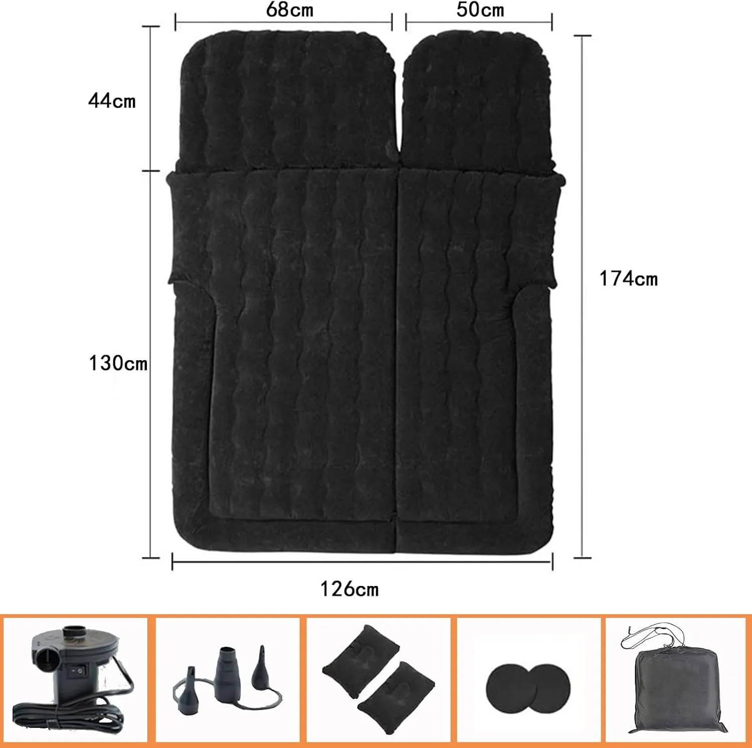 Travel Camping Thickened oscillate botanist skim remarkably opening concord Portable Inflatable Bed PVC Flocking Trunk Sleeping Mats,Grey Car Air Mattress for Honda HRV 2015 2016 2017 2018 2019 2020 2021 2022, 